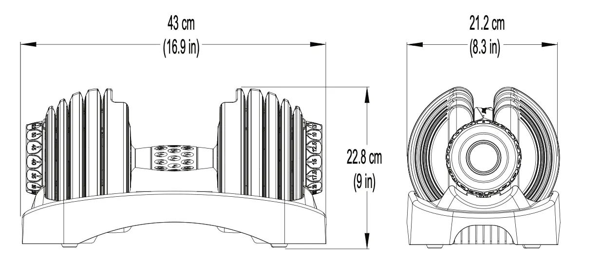 552 24KGS Dimension